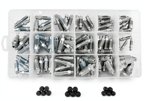 Bleeder Screw Kit Dsnaduo Auto 90pcs SAE Metric-6