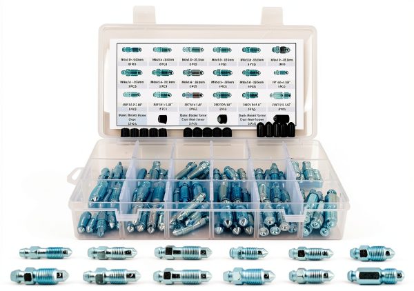 Bleeder Screw Kit Dsnaduo Auto 90pcs SAE Metric-0