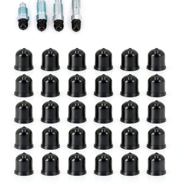 UTSAUTO Brake Bleed Caps Rubber Universal Fit-1
