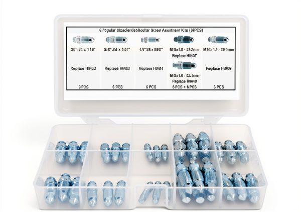 Automotive Wheel Cylinder Bleeder Brake Screws by abczok-3