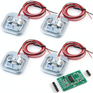 4pcs 50kg Load Cell Kit by Wishiot with HX711 Amplifier for Arduino-0